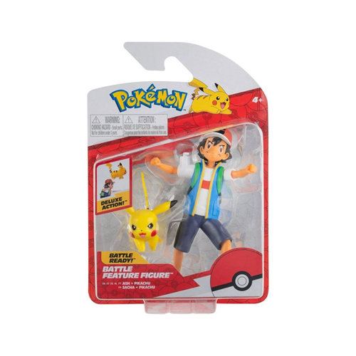 Figurine Pokémon Battle Figure Sacha & Pikachu