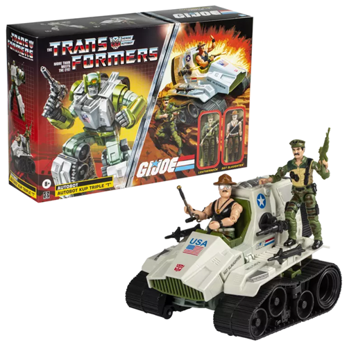 Action Figure Transformers x GI Joe Autobot Kup Triple