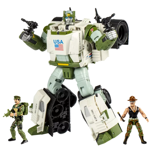 Action Figure Transformers x GI Joe Autobot Kup Triple