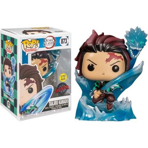 Figurine Pop 873 Demon Slayer Tanjiro Kamado GITD