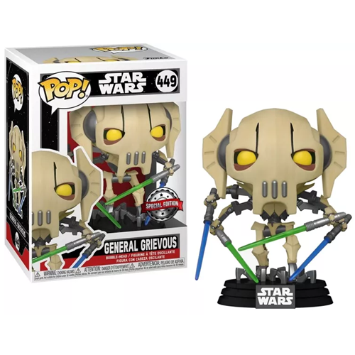 Figurine Pop 449 Star Wars Général Grievous 4 sabres lasers