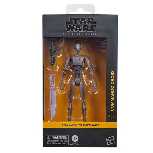 Action Figure Star Wars The Clone Wars Black Series Commando Droid