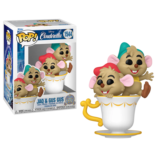 Figurine Pop 1544 Disney Cendrillon 75 ans Jac et Gus