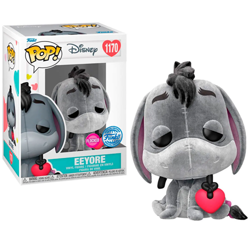 Figurine Pop 1170 Disney Winnie l'Ourson Bourriquet Flocked