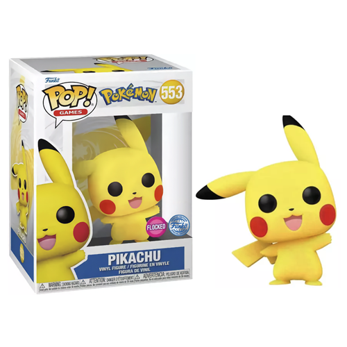 Figurine Pop Pokémon Pikachu Flocked