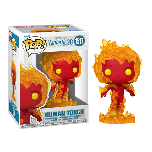 Figurine Pop 1517 Marvel Les Quatre Fantastiques : La Torche Humaine