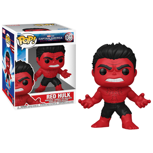 Figurine Pop Deluxe 1366 Marvel Captain America Brave New World Red Hulk