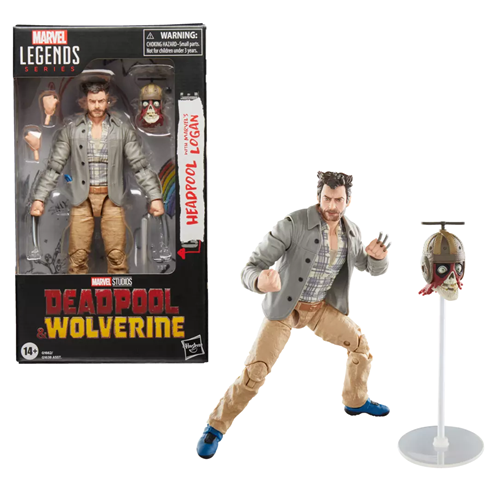 Action Figure Marvel Legends Deadpool & Wolverine : Headpool & Logan