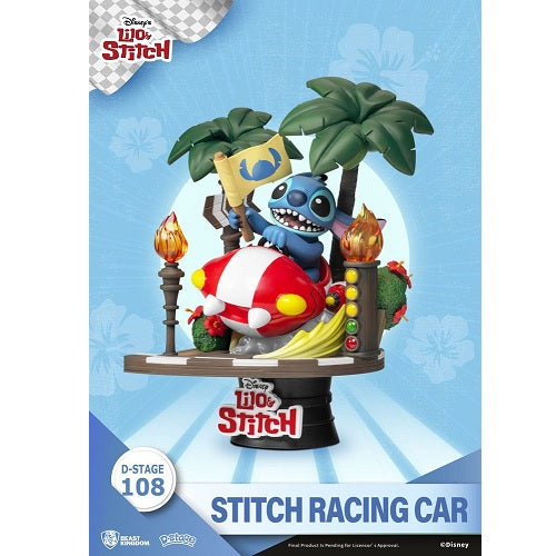 Figurine Diorama D-Stage Disney Lilo & Stitch : Stitch Racing Car