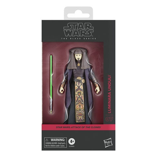 Action Figure Star Wars L'Attaque des clones Black Series Luminara Unduli