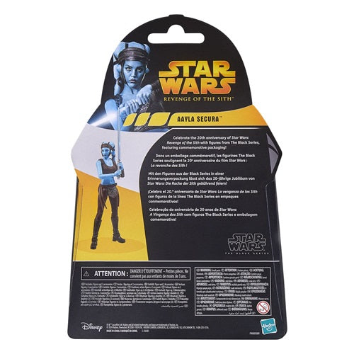 Action Figure Star Wars La Revanche des Siths Black Series Aayla Secura 20 ans