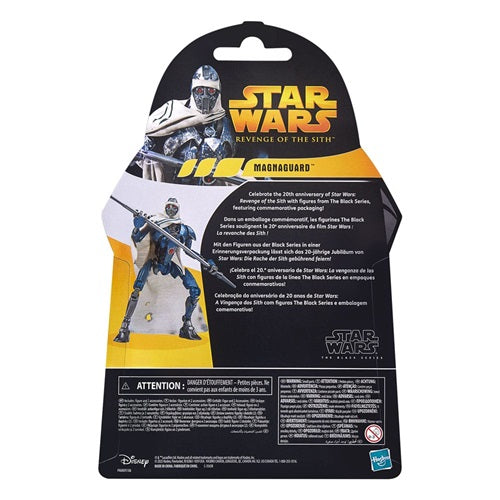 Action Figure Star Wars La Revanche des Siths Black Series Magnaguard 20 ans