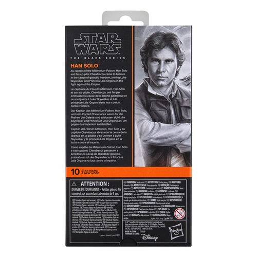 Action Figure Star Wars Un Nouvel Espoir Black Series Han Solo