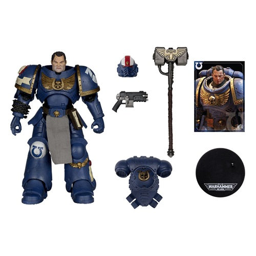 Action Figure Warhammer 40K Ultramarines Lieutenant Titus
