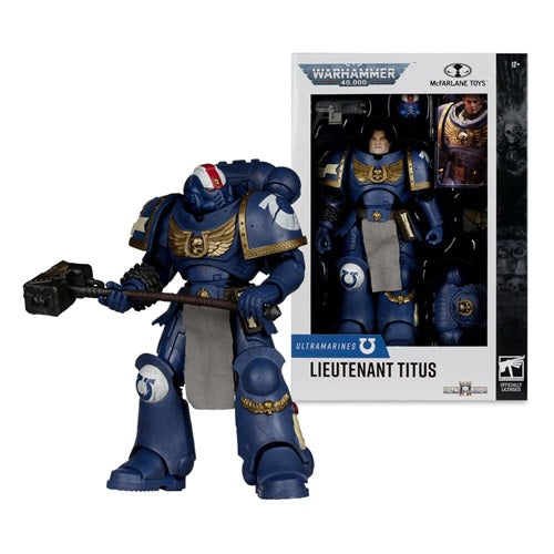 Action Figure Warhammer 40K Ultramarines Lieutenant Titus