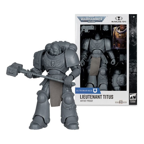 Action Figure Warhammer 40K Ultramarines Lieutenant Titus (Artist Proof)