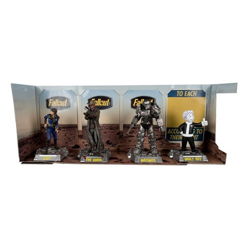 Figurine Movie Maniacs Fallout pack Maximus, Lucy, The Ghoul & Vault Boy