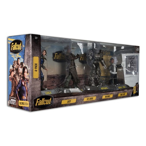 Figurine Movie Maniacs Fallout pack Maximus, Lucy, The Ghoul & Vault Boy