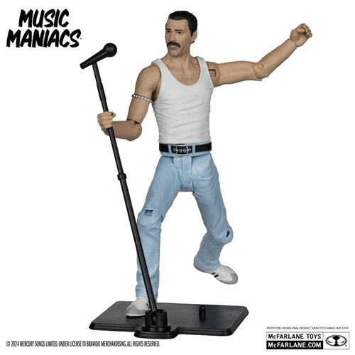Action Figure Music Maniacs Rock Freddie Mercury