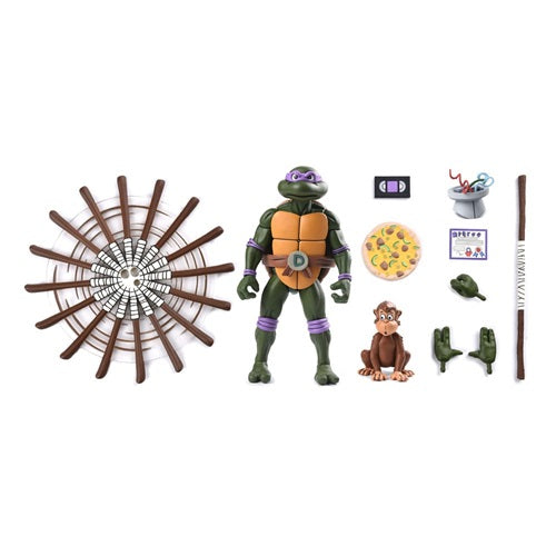 Action Figure Les Tortues Ninja (Cartoon) Ultimate Donatello VHS