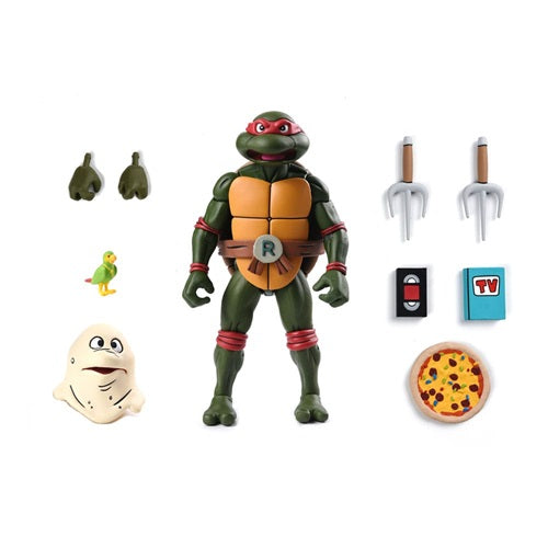 Action Figure Les Tortues Ninja (Cartoon) Ultimate Raphael VHS