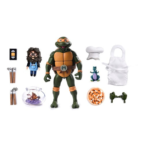 Action Figure Les Tortues Ninja (Cartoon) Ultimate Michelangelo VHS