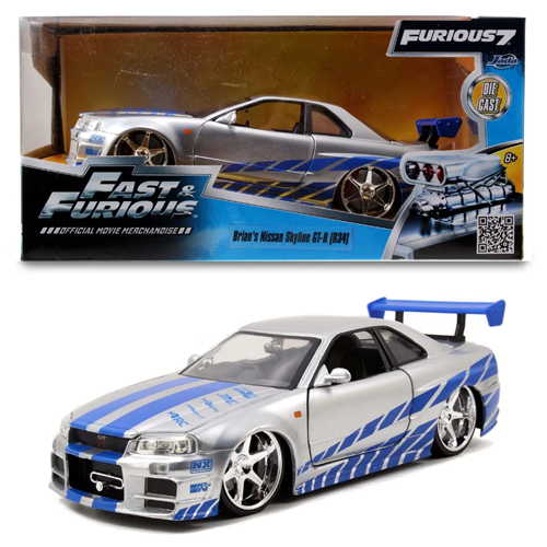 Réplique Fast & Furious Nissan Skyline 2002 1/24