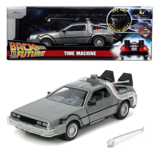 Réplique Retour vers le Futur Delorean 1/24