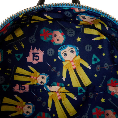 Sac à dos Loungefly Coraline 15 ans Poupée Cosplay