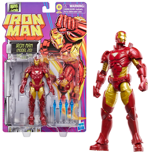 Action Figure Marvel Legends Retro Iron Man (Model 20)