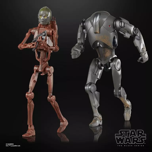 Action Figure Star Wars L'Attaque des Clones Black Series C-3PO & Super Battle Droid