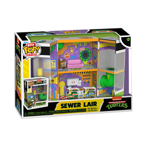 Figurine Bitty Boxes Pop Les Tortues Ninja Le repaire