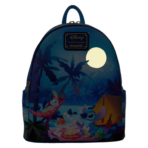 Sac à dos Loungefly Disney Lilo & Stitch Camping Cuties