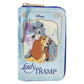 Portefeuille Loungefly Disney La Belle et le Clochard Classic Book