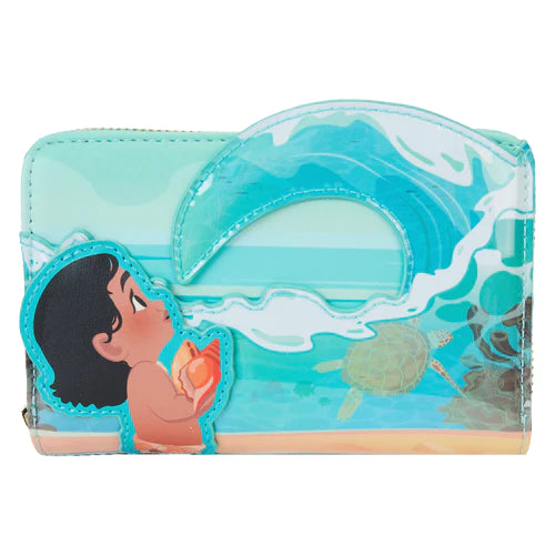 Portefeuille Loungefly Disney Vaiana Vagues d'océan