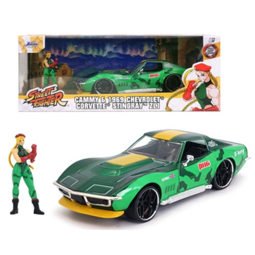 Réplique Street Fighter Cammy Chevrolet Corvette 1969 1/24