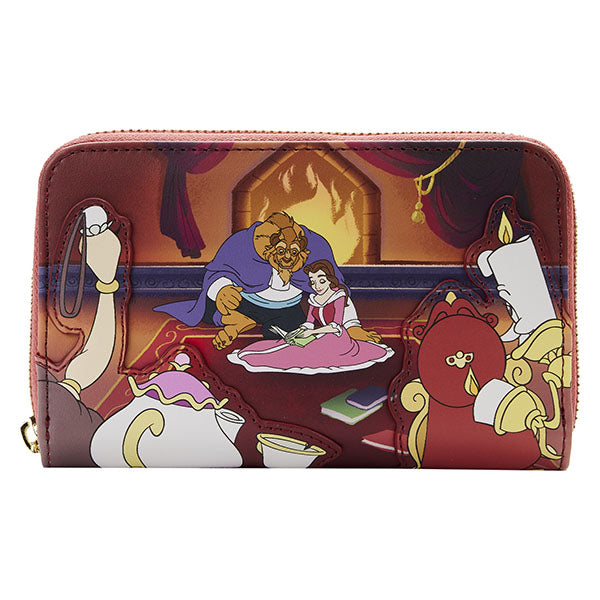 Portefeuille Loungefly Disney La Belle et la Bête Fireplace