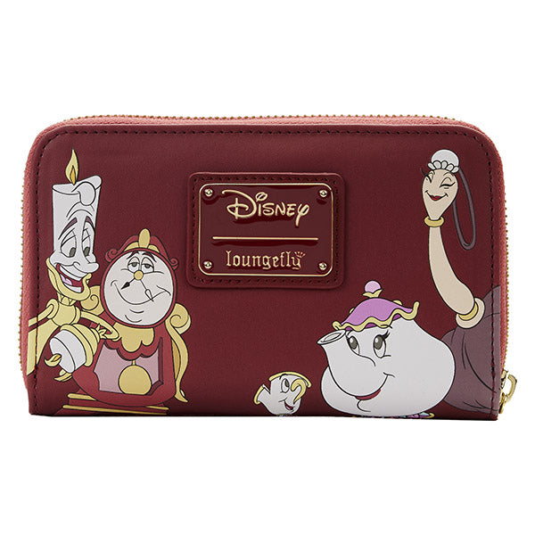 Portefeuille Loungefly Disney La Belle et la Bête Fireplace