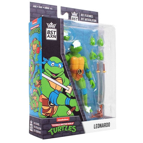 Action Figure Les Tortues Ninja BST AXN Leonardo