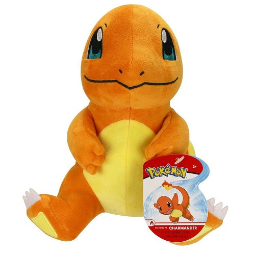 Peluche Pokémon Salamèche assis 20 cm