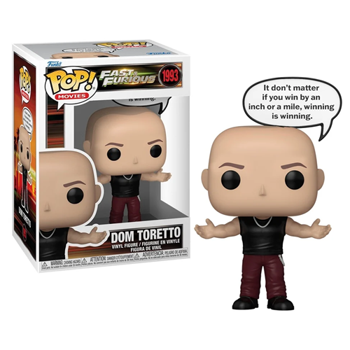 Figurine Pop 1993 Fast & Furious Dom Toretto Sayings