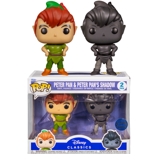 Figurine Pop Pack de 2 Disney Peter Pan & Peter Pan Shadow