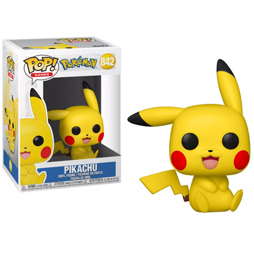 Figurine Pop Pokémon Pikachu assis