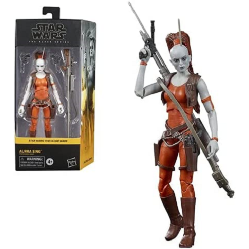 Action Figure Star Wars The Clone Wars Black Series Aurra Sing