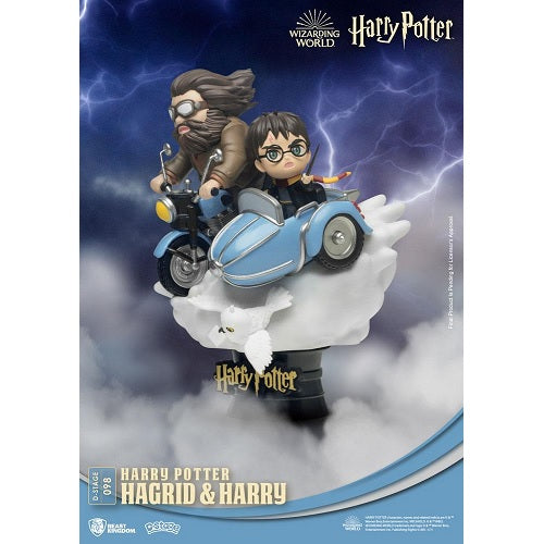 Figurine Diorama D-Stage Harry Potter Hagrid & Harry moto