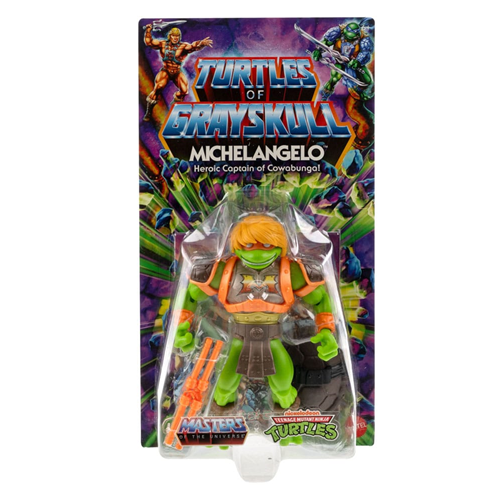 Action Figure Masters of the Universe X TMNT : Turtles of Grayskull Michelangelo