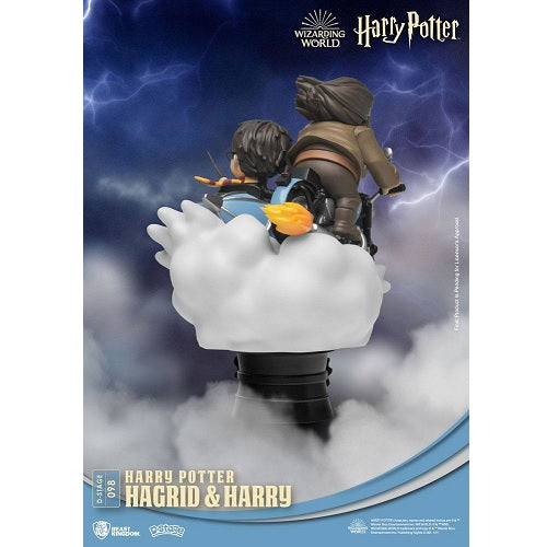 Figurine Diorama D-Stage Harry Potter Hagrid & Harry moto