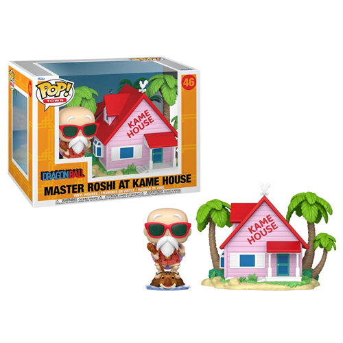 Figurine Pop Town 46 Dragon Ball Master Roshi at Kame House