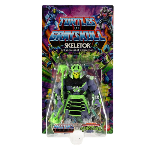 Action Figure Masters of the Universe X TMNT : Turtles of Grayskull Skeletor