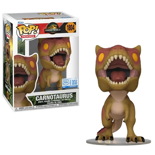 Figurine Pop 1804 Jurassic World Rebirth Carnotaurus